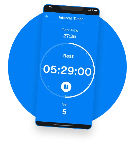 phone-timer-on-blue-background