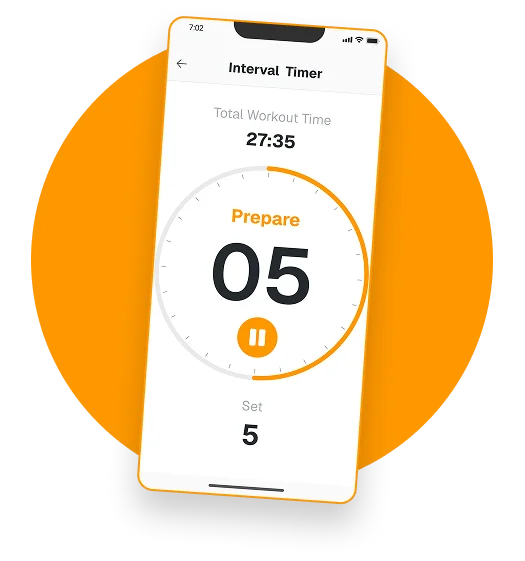 phone-timer-on-orange-background